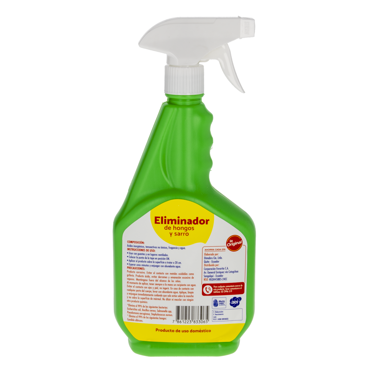 Eliminador De Hongos Y Sarro LA ORIGINAL 500 Ml - Image 2