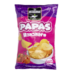 Papas Fritas Sabor A Habanero EL ARTESANAL 200 G