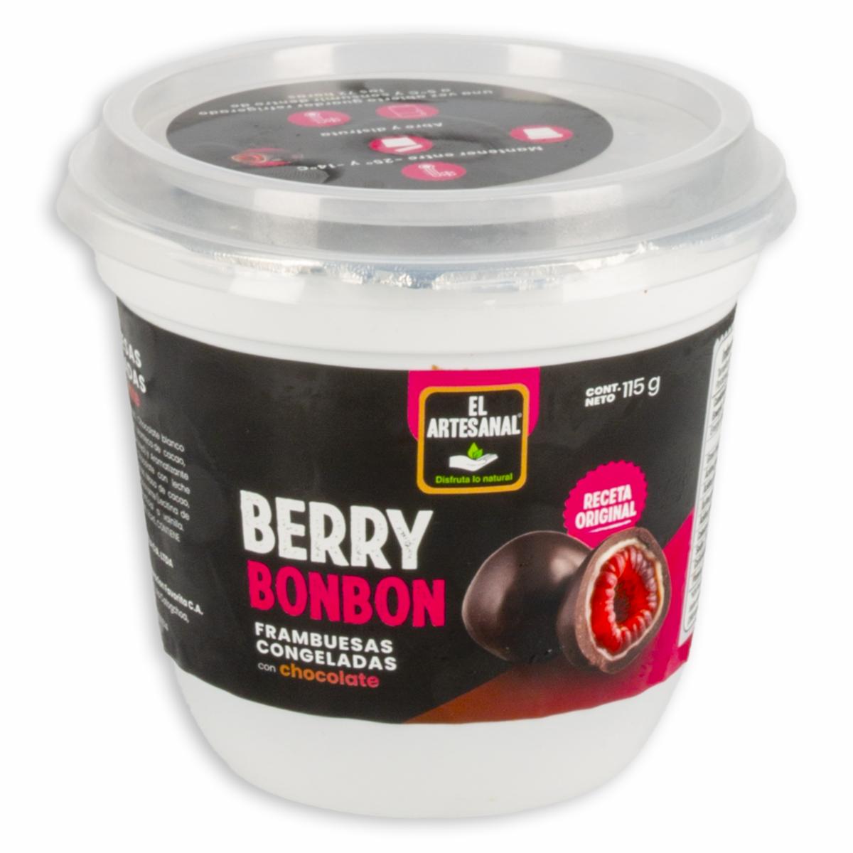 Frambuesas Congeladas Con Chocolate EL ARTESANAL 115 G