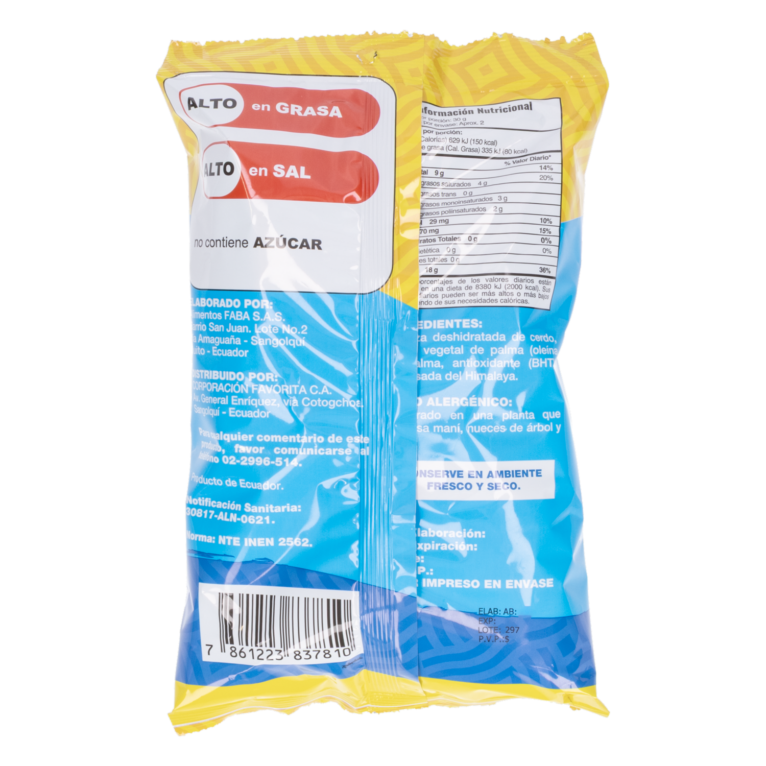 Cueritos Bocaditos Sabor Natural EL ARTESANAL 50 G - Image 2