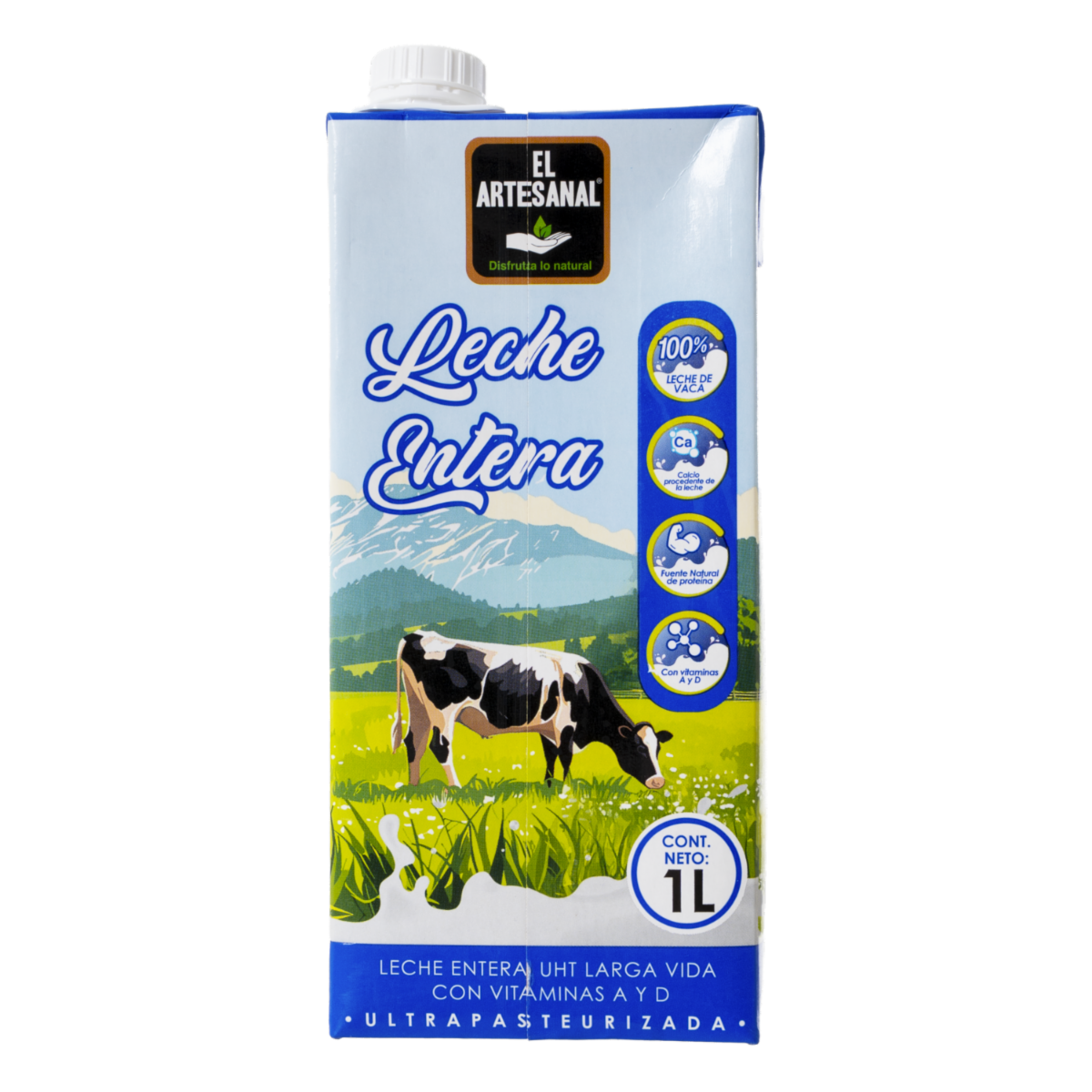Leche Entera En Tetrapack EL ARTESANAL 1000 Ml