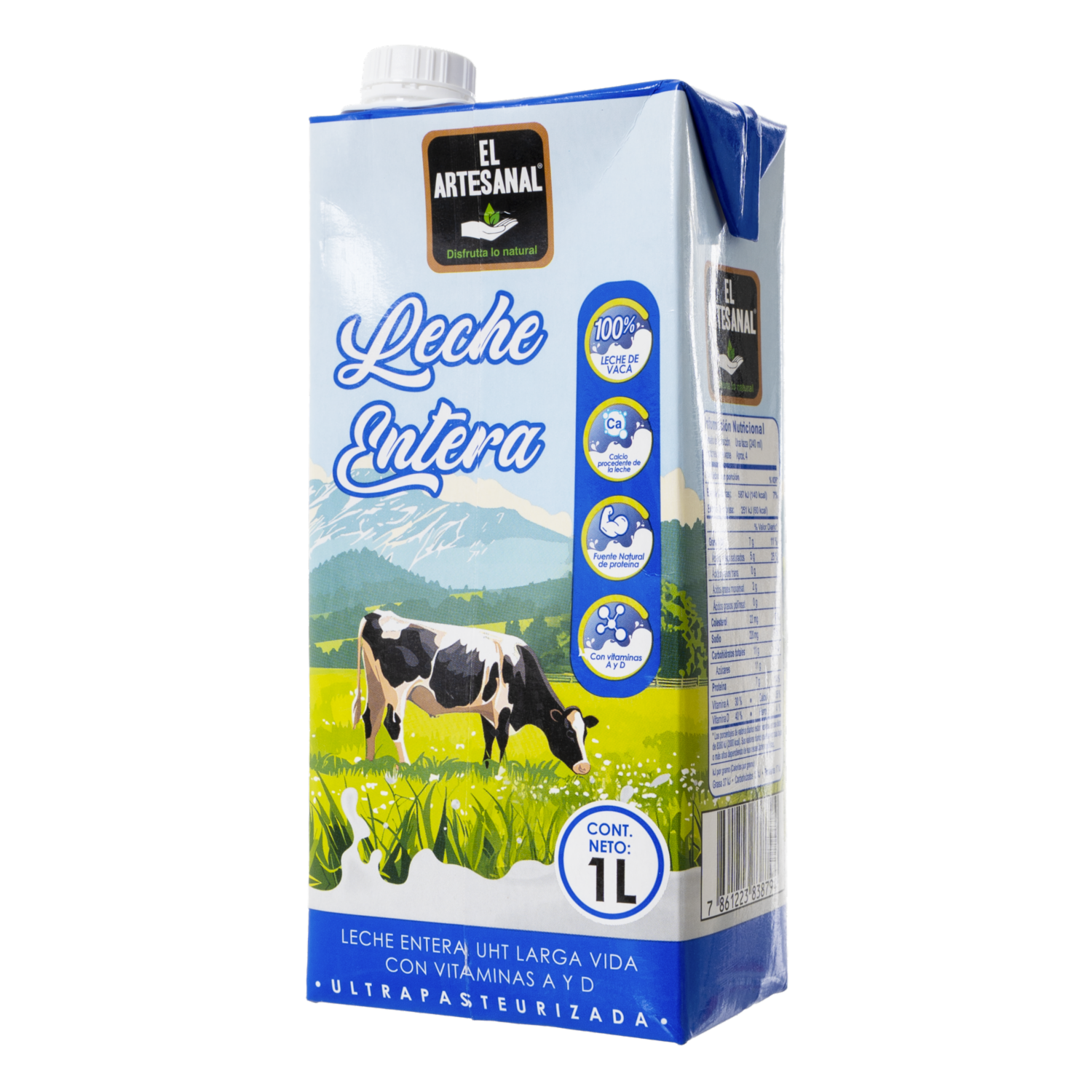 Leche Entera En Tetrapack EL ARTESANAL 1000 Ml - Image 3