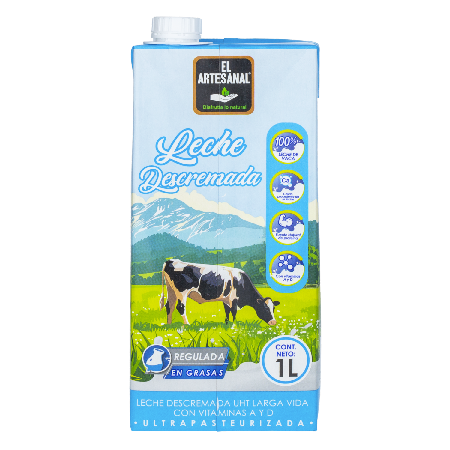 Leche Descremada En Tetrapack EL ARTESANAL 1000 Ml