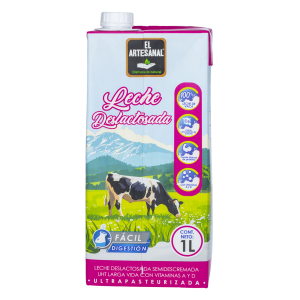 Leche Deslactosada En Tetrapack EL ARTESANAL 1000 Ml