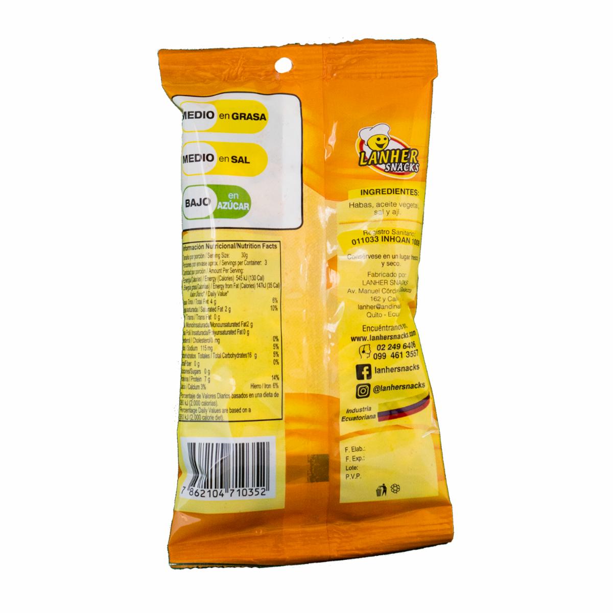 Habas Picantes Cerveceras LANHER SNACKS 100 G - Image 3