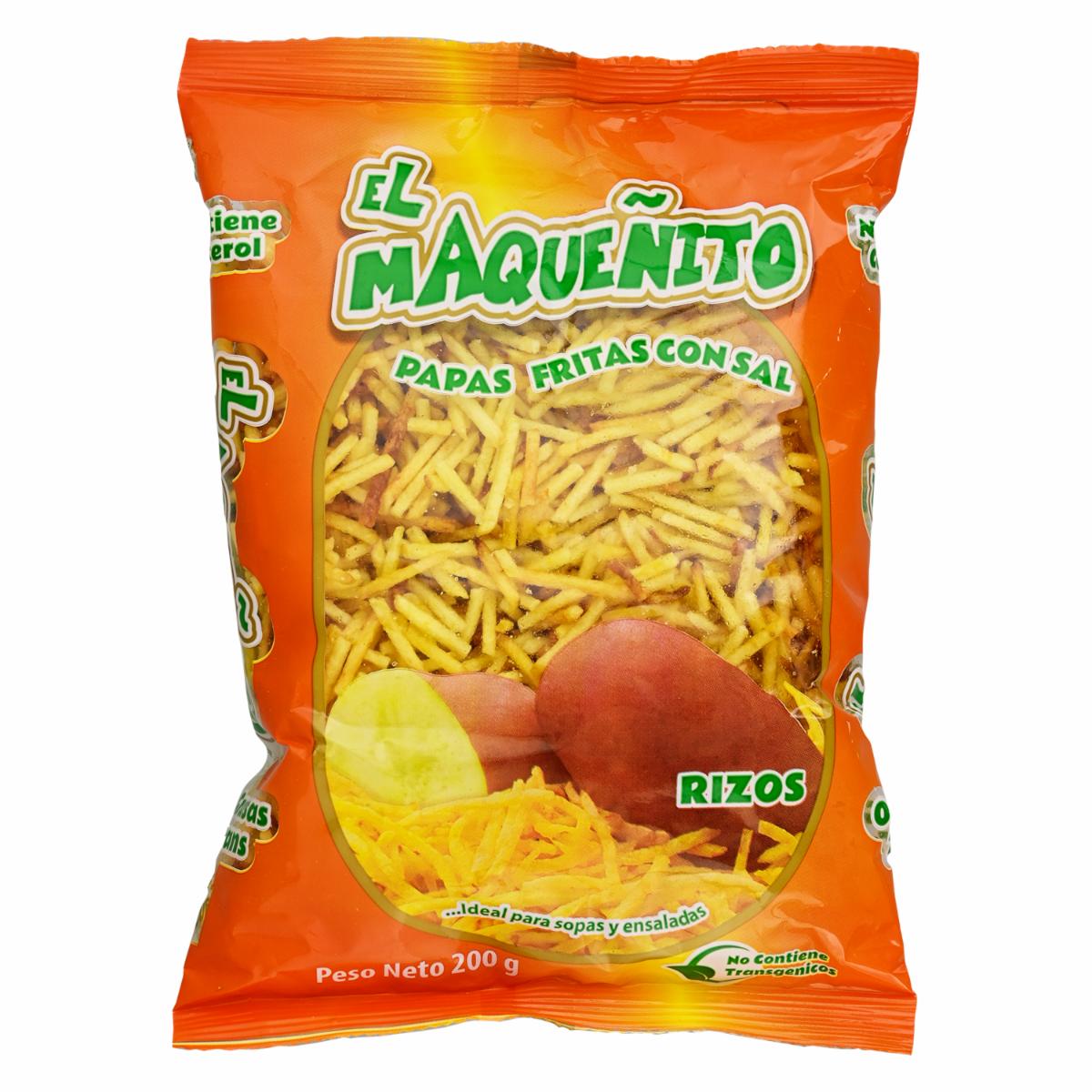Papas Fritas Rizos EL MAQUEÑITO 200 g
