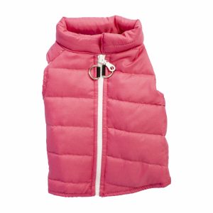 Chaleco Para Perro Acolchado Color Rosa DOGGO Talla Extra Pequeño