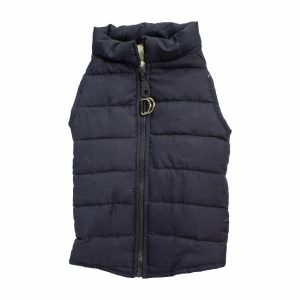 Chaleco Para Perro Acolchado Color Azul DOGGO Talla Extra Pequeño