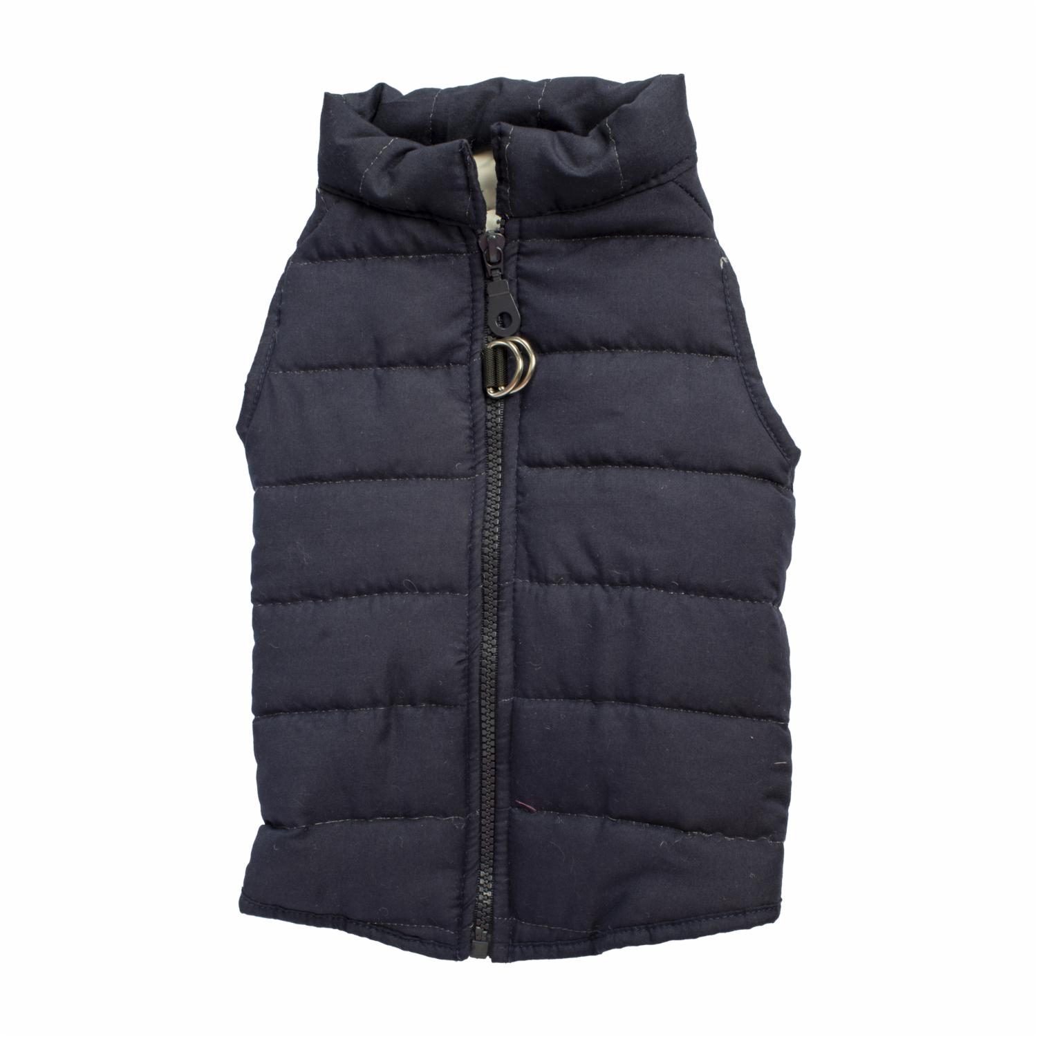 Chaleco Para Perro Acolchado Color Azul DOGGO Talla Extra Pequeño