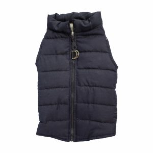 Chaleco Para Perro Acolchado Color Azul DOGGO Talla Pequeña