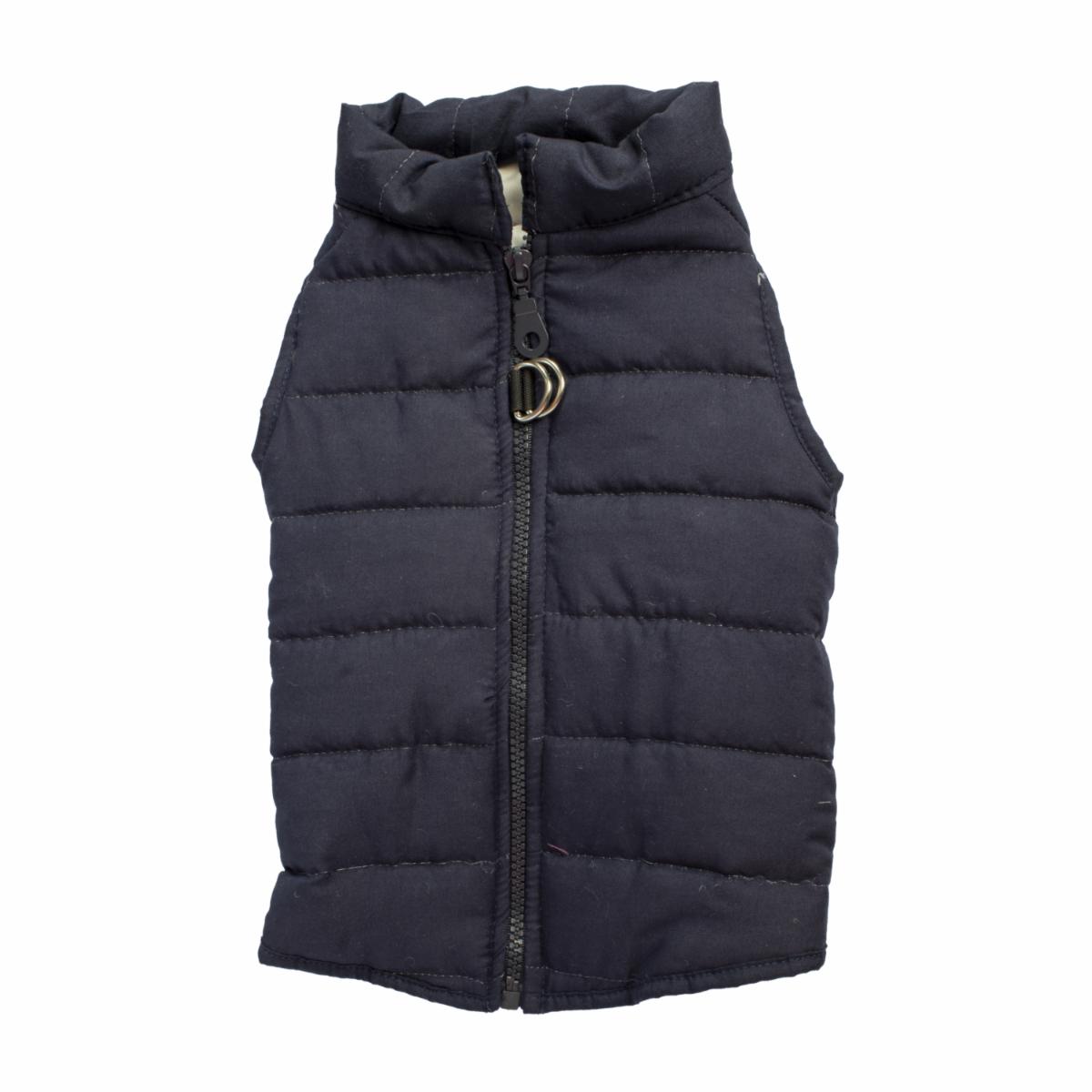 Chaleco Para Perro Acolchado Color Azul DOGGO Talla Pequeña