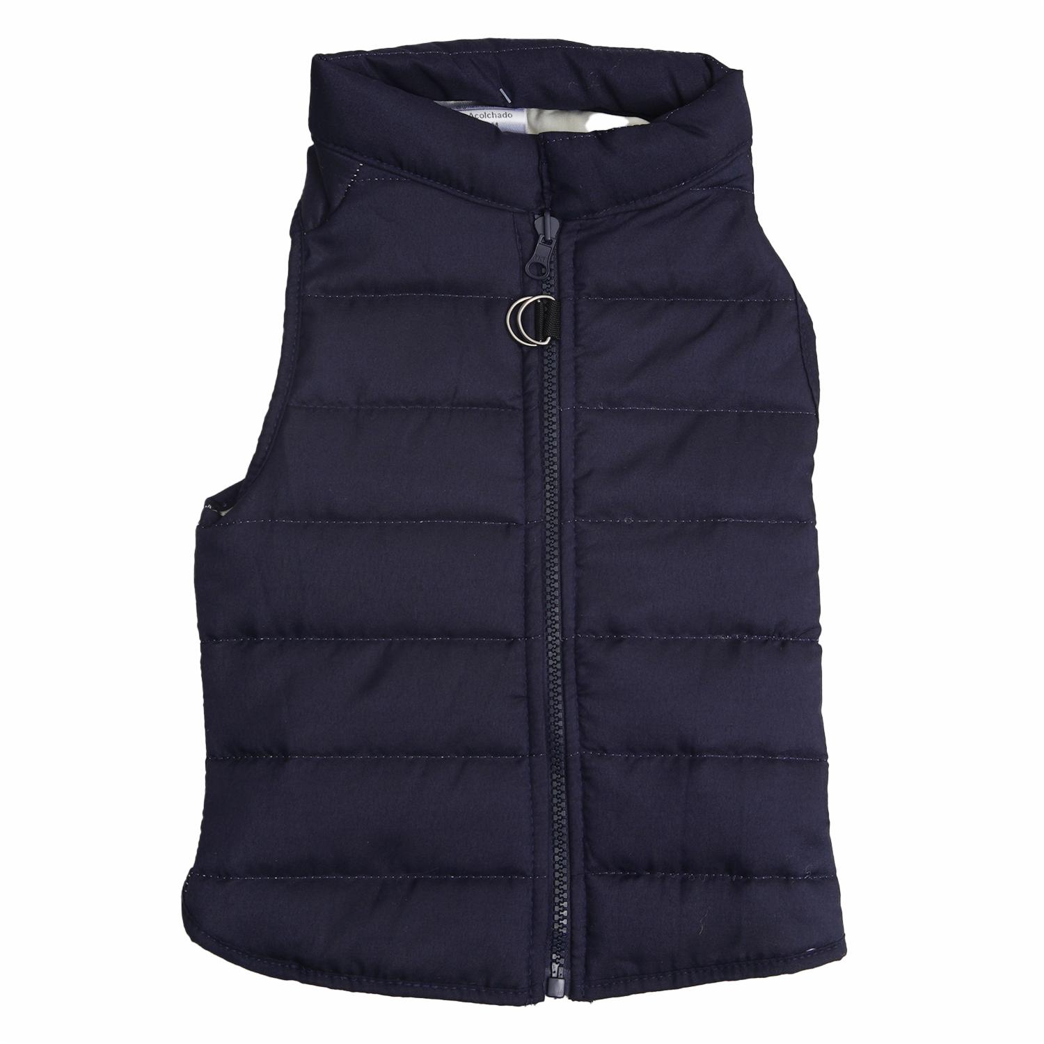 Chaleco Para Perro Acolchado Azul Marino DOGGY Talla Mediano