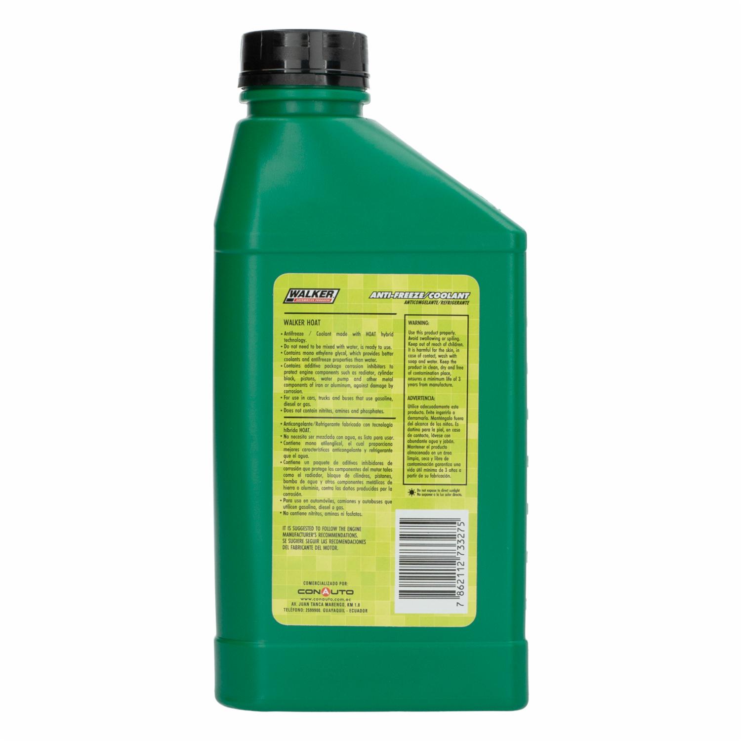 Refrigerante Automotriz Color Verde MOTOREX 951 Ml - Image 2