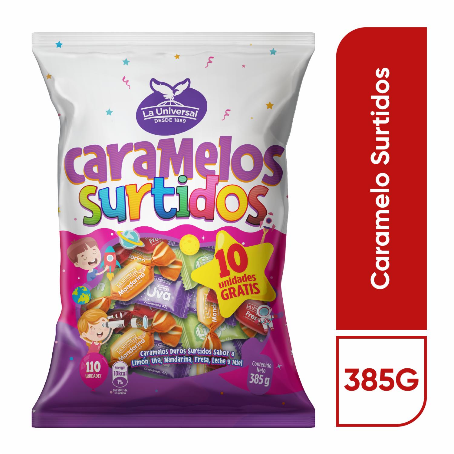 Caramelos De Sabores LA UNIVERSAL 385 G