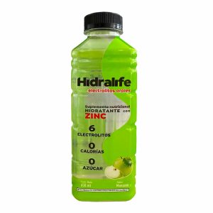 Bebida Hidratante Con Electrolitos Orales Sabor A Manzana HIDRALIFE 650 Ml