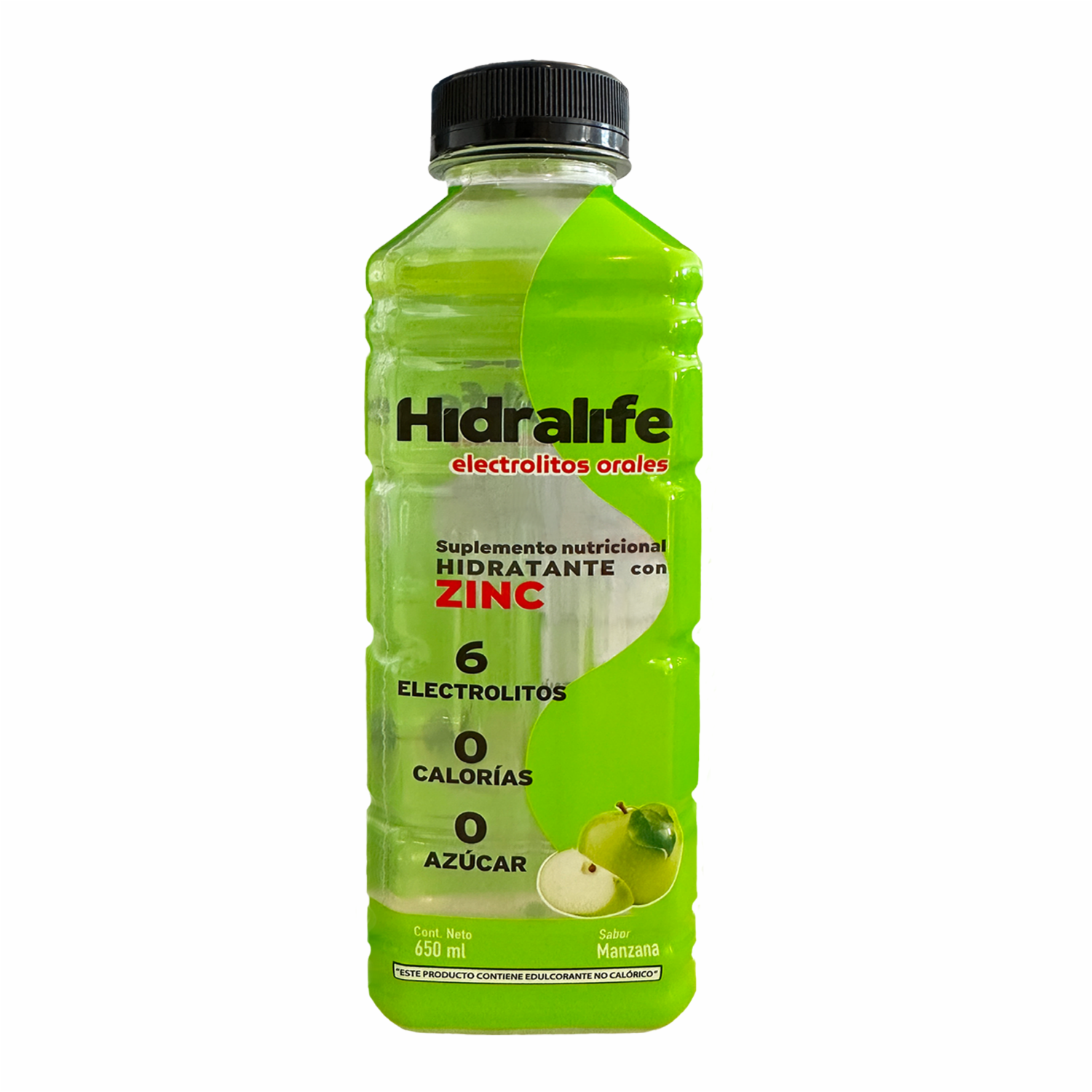 Bebida Hidratante Con Electrolitos Orales Sabor A Manzana HIDRALIFE 650 Ml - Image 2
