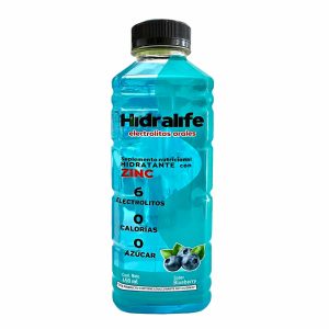 Bebida Hidratante Con Electrolitos Orales Sabor A Blueberry HIDRALIFE 650 Ml