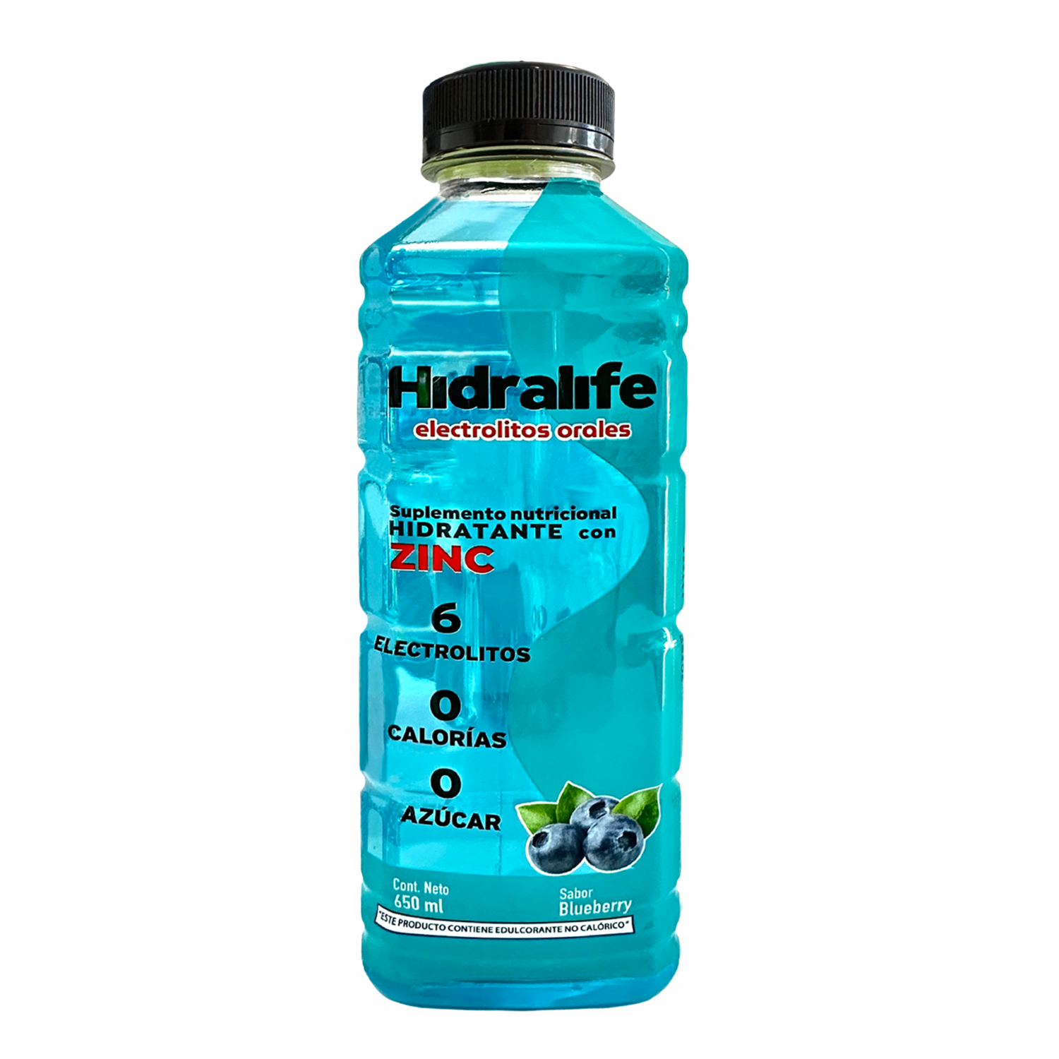 Bebida Hidratante Con Electrolitos Orales Sabor A Blueberry HIDRALIFE 650 Ml - Image 2