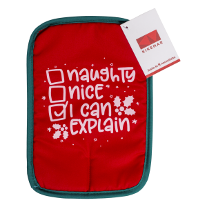 Coge Ollas Navideño Diseño Naugthy Nice I Can Explain Rojo KIKEMAR 1 Pieza