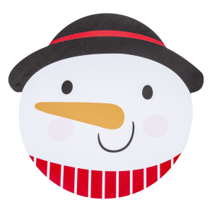 Individual Navideño Diseño Cara Muñeco De Nieve KIKEMAR 35 X 35 Cm