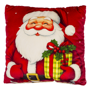 Cojín Navideño Diseño Santa Claus KIKEMAR 42 X 42 Cm