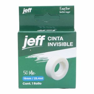 Cinta Adhesiva 50 Micras JEFF 25,4 Metros