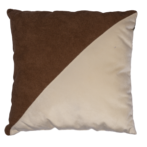 Cojín Diseño Triángulo Bicolor POMAROSA 40 X 40 Cm