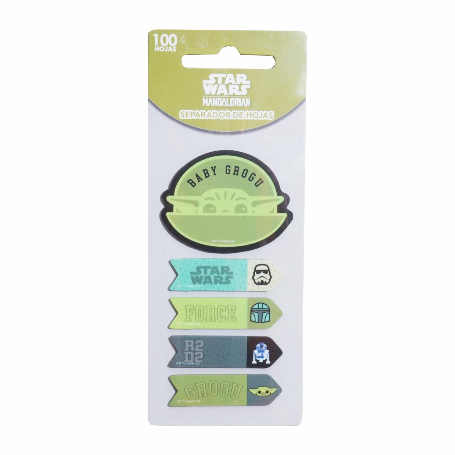 Separador De Hojas Diseño Mandalorian DISNEY 100 hojas
