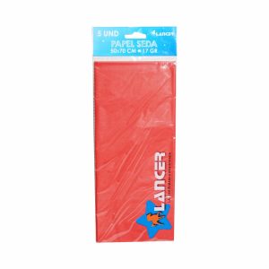 Set Papel Seda Rojo 17 G LANCER 70X50 Cm