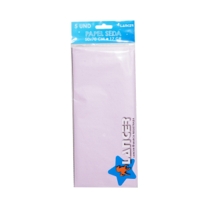 Set Papel Seda Rosado Claro 17 G LANCER 70X50 Cm