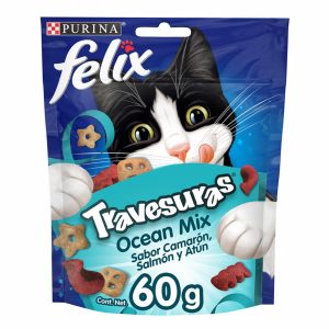 Snack Para Gatos Travesuras Ocean Mix FELIX 60 G