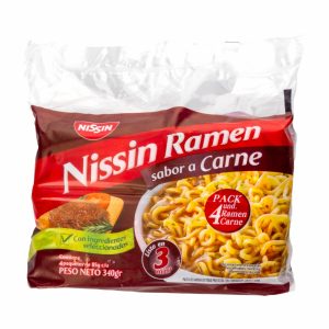 Ramen Instantáneo Sabor A Carne NISSIN 340 G