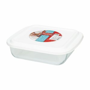 Fuente Cuadrada Con Tapa MARINEX 1 Pieza