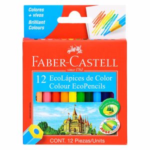 Lápices De Colores Pequeños FABER-CASTELL X 12 Uds