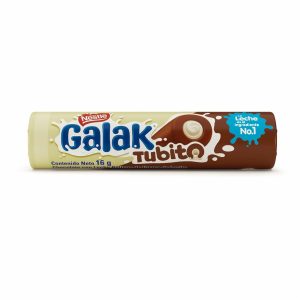 Tubo De Chocolate Blanco Con Leche GALAK 16 G