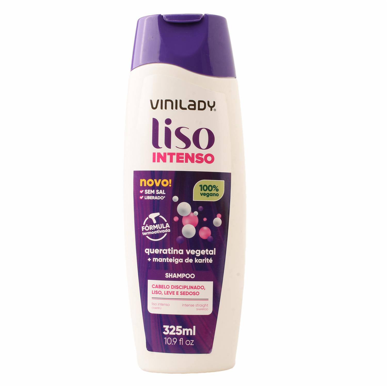 Shampoo De Cabello Liso Intenso VINILADY 325 Ml