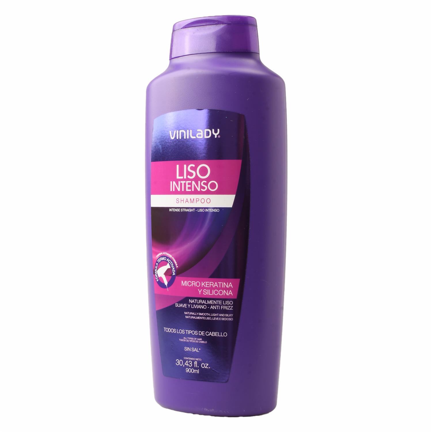 Shampoo De Cabello Liso Intenso VINILADY 900 Ml - Image 3