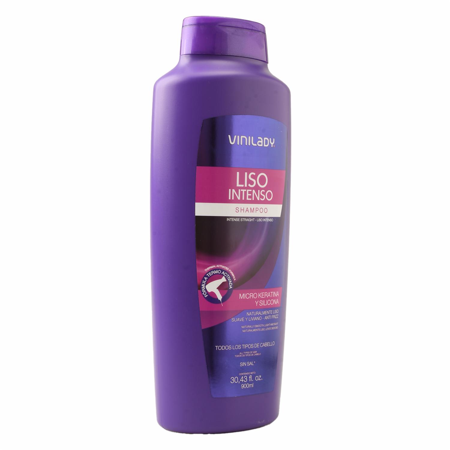 Shampoo De Cabello Liso Intenso VINILADY 900 Ml - Image 4
