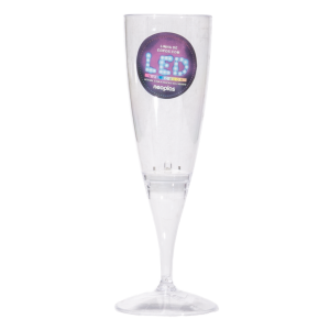 Copa De Champagne Led Transparente NEOPLAS 160 Ml