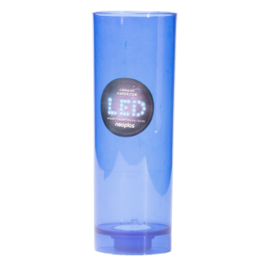 Vaso Plástico Long Drink Led Azul NEOPLAS 320 Ml