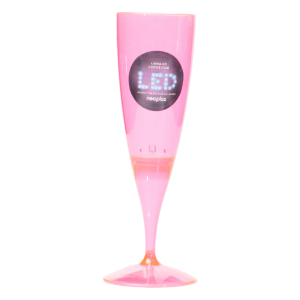 Copa De Champagne Led Rosado NEOPLAS 160 Ml