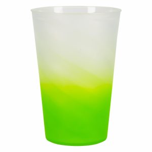 Vaso Plástico Twister Degrade Verde NEOPLAS 700 Ml