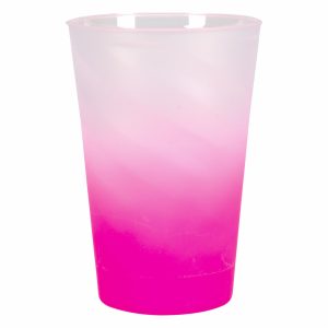 Vaso Plástico Twister Degrade Rosa NEOPLAS 700 Ml