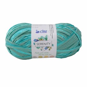 Lana Serenity Verde Menta CISNE 100 G