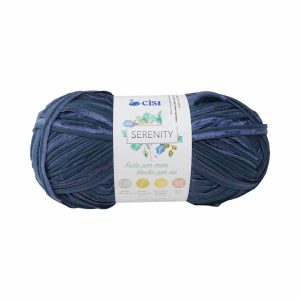 Lana Serenity Azul Oscuro CISNE 100 G
