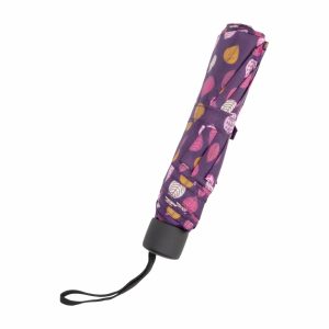 Paraguas Color Lila Diseño  Hojas FREE HOME Unidad