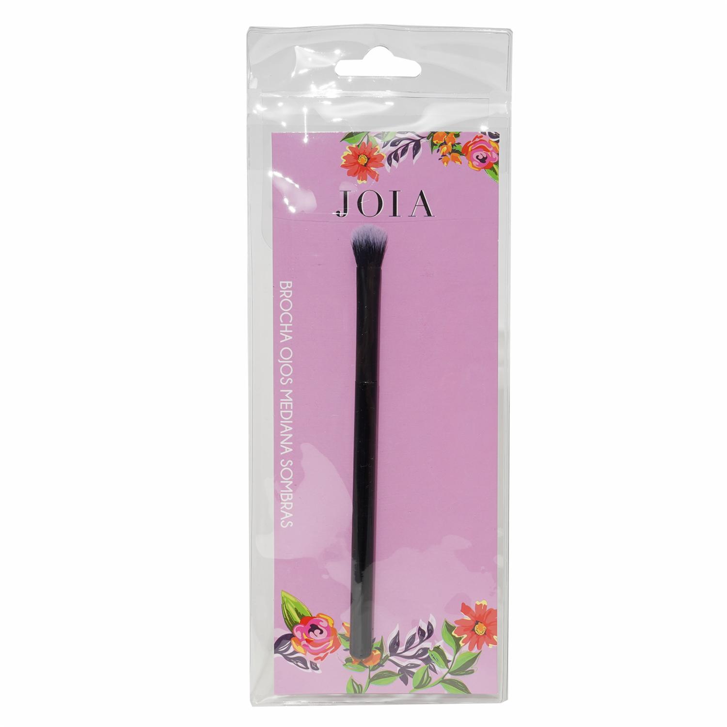Brocha De Maquillaje Mediana Para Ojos JOIA Mango Color Negro