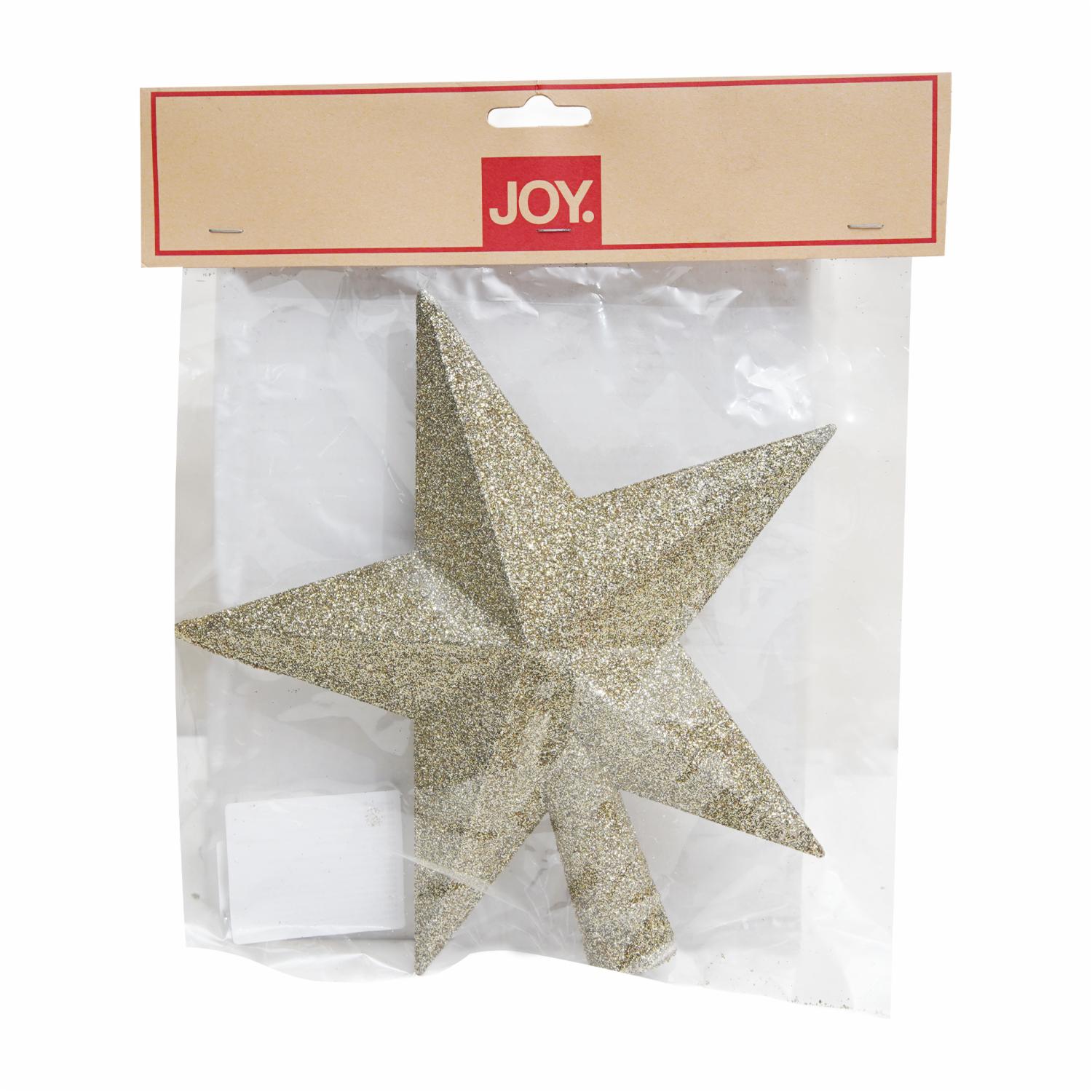 Punta De Árbol Dorada JOY 20 Cm