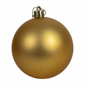 Esfera Navideña Color Dorado Y Mate JOY Unidad