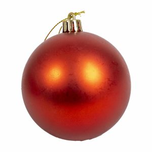 Esfera Navideña Color Rojo Y Mate JOY Unidad